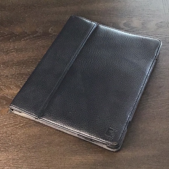 Black Leather OG IPad Case - Picture 1 of 5
